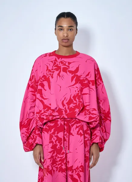 Draped Sweatshirt