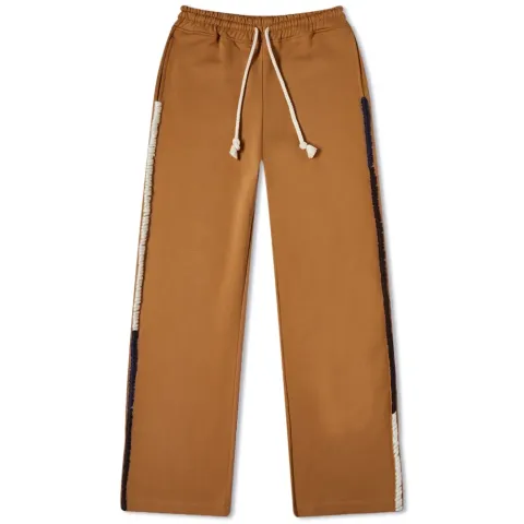 Wide Leg Contrast Stitch Track Pant