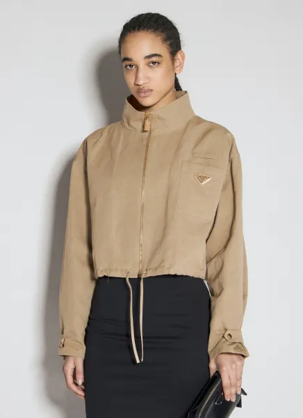 Logo Plaque Blouson Jacket