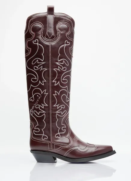 Embroidered Western Boots