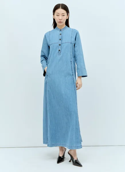 Denim Maxi Dress