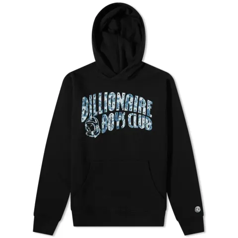 Hibiscus Camo Arch Logo Popover Hoodie