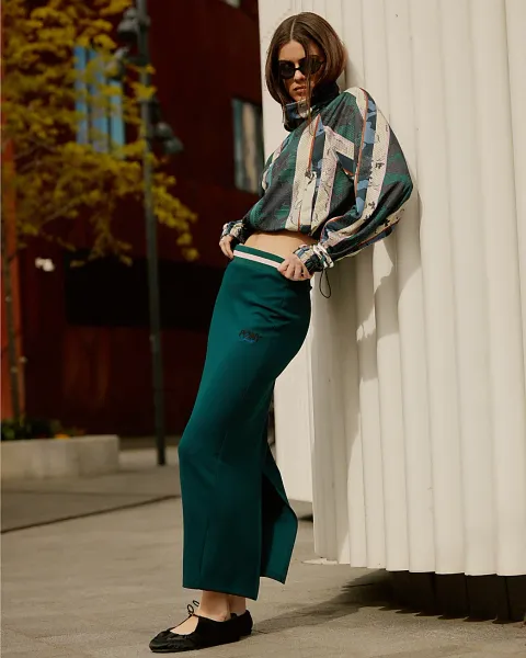 River Island Pony Tipped Maxi Skirt