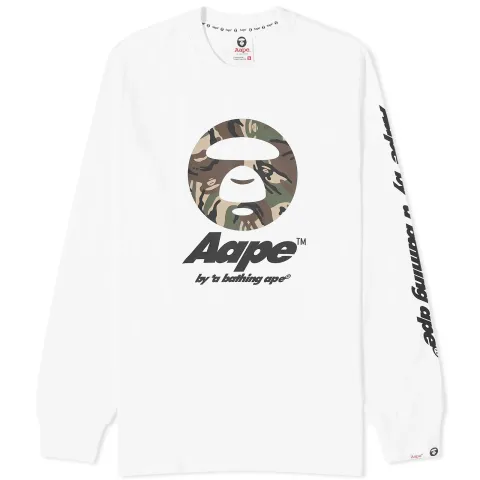 AAPE New Face Long Sleeve T-Shirt