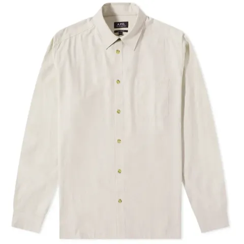A.P.C. Malo Logo Flannel Shirt