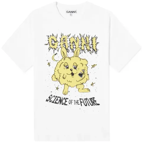 Basic Jersey Yellow Bunny Relaxed T-Shirt
