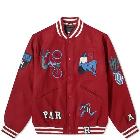 Run Sit & Bike Varsity Jacket