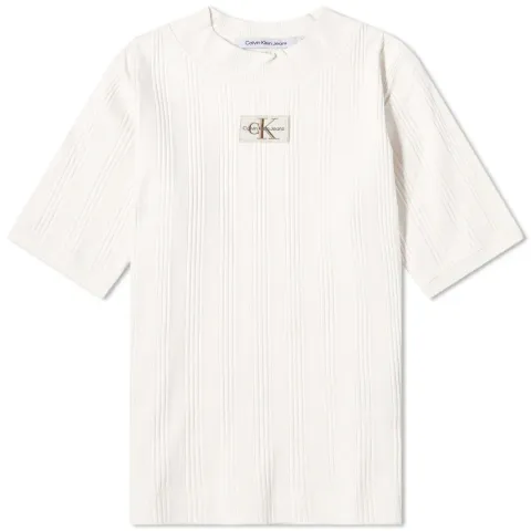 Ribbed Badge T-Shirt
