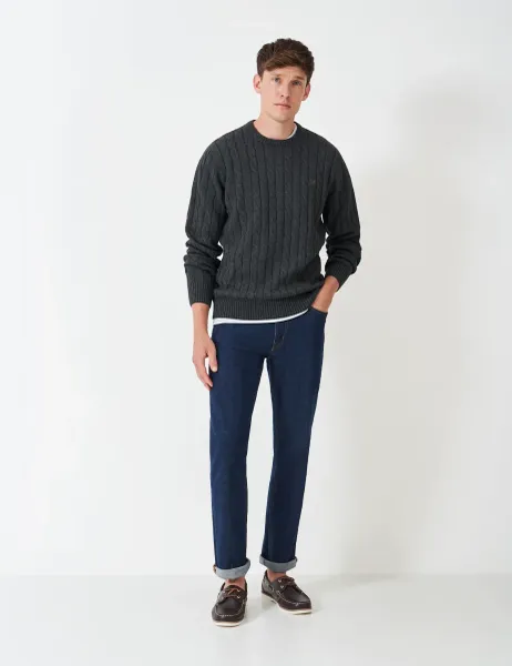 Crew Clothing Cotton Cable Crew Neck Jumper