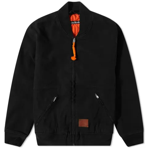 Orgei Canvas Face Bomber Jacket