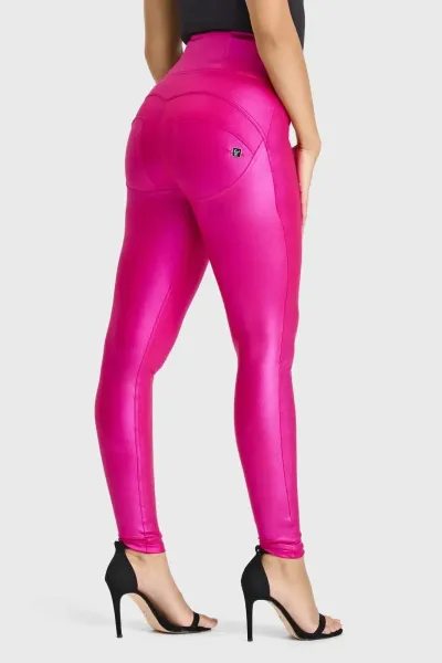 Freddy WRUP Luxe Shimmer - Super High Waisted - Full Length - Hot Pink