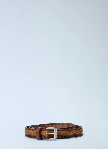 Dries Van Noten Textured Leather Belt
