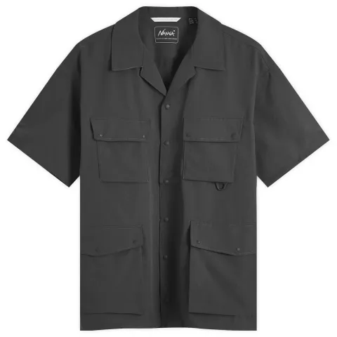 Dot Air Utility Pocket Short Sleeve Shirt