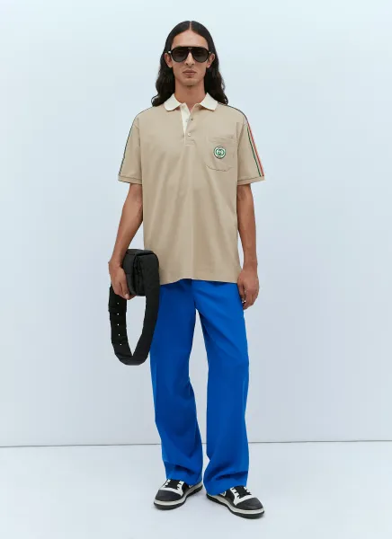 Logo Patch Polo Shirt