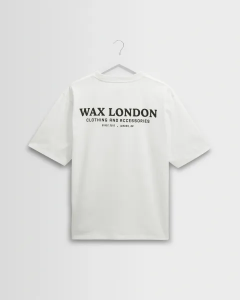 Milton - Off White Stacked Text Graphic Organic Cotton t-Shirt
