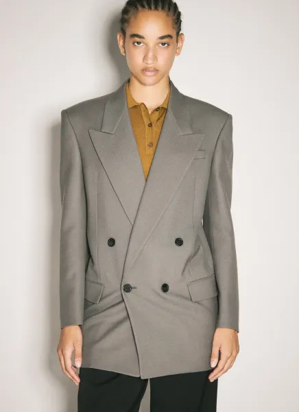 Wool Gabardine Blazer