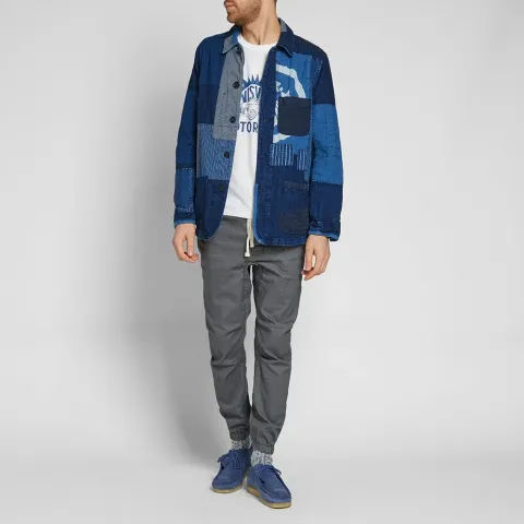 Patchwork Coverall Jacket