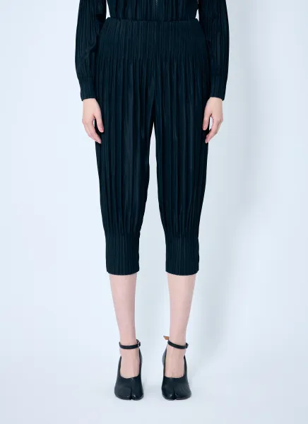 Cropped Pleated Pants