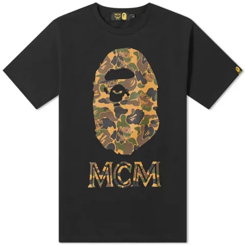 MCM x A Bathing Ape Head T-Shirt