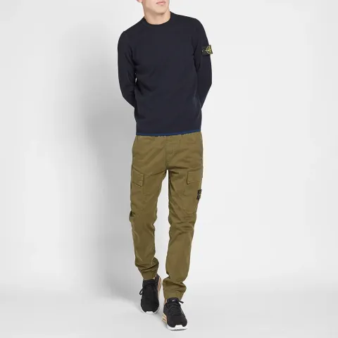 Logo Patch Crew Knit