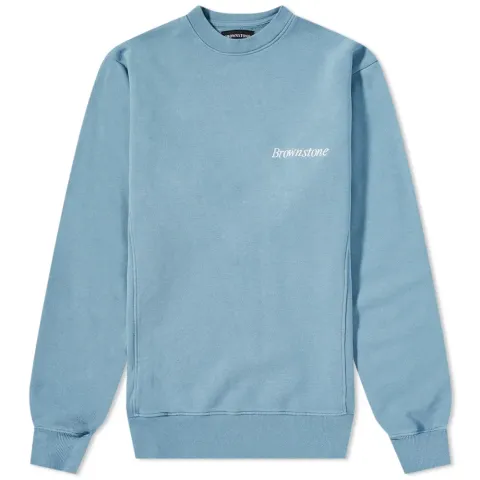 Embroidered Cut & Sew Crew Sweat