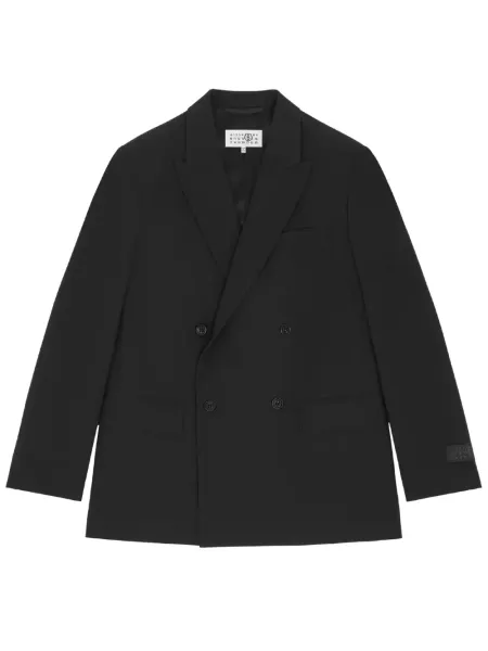 Double-Breasted Blazer Black