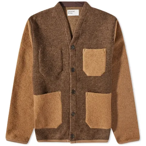 Wool Fleece Cardigan