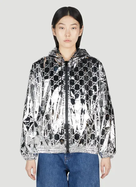 GG Embossed Bomber Jacket