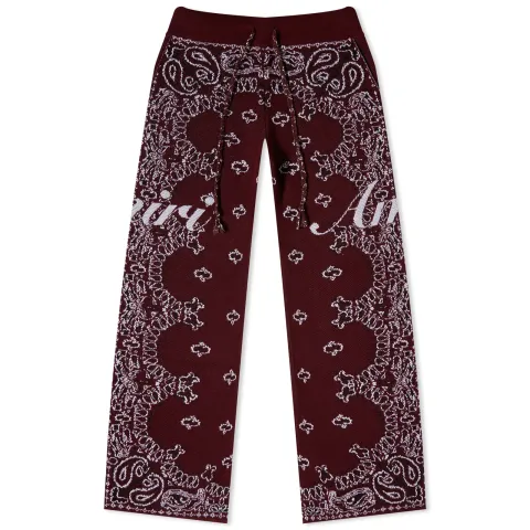 Bandana Knit Kick Flare Pant