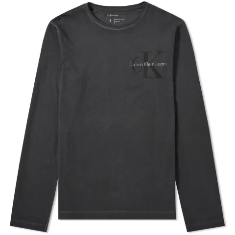 Jeans Long Sleeve Tribute Washed Icon Tee