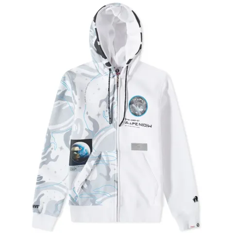 AAPE Ape Face Camo Zip Hoody