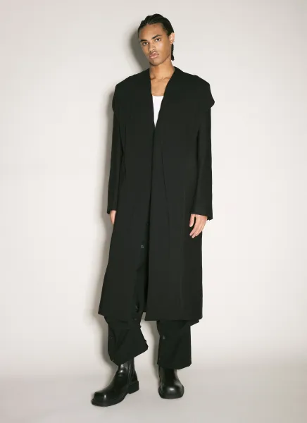 Draped Hood Coat