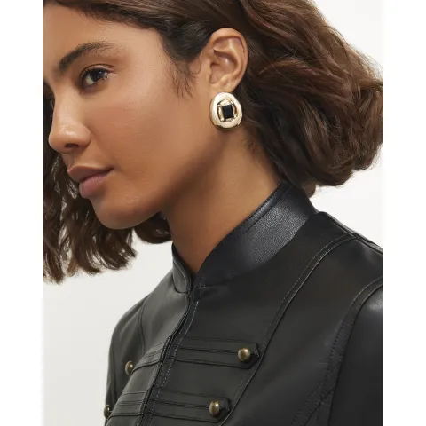 River Island Centre Stone Stud Earrings