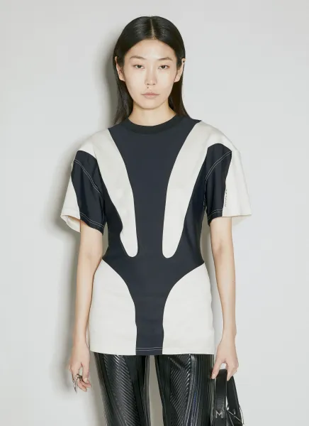 Bi-Material T-Shirt