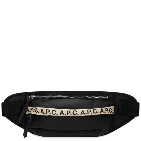 A.P.C. Lucille Tape Logo Waist Bag
