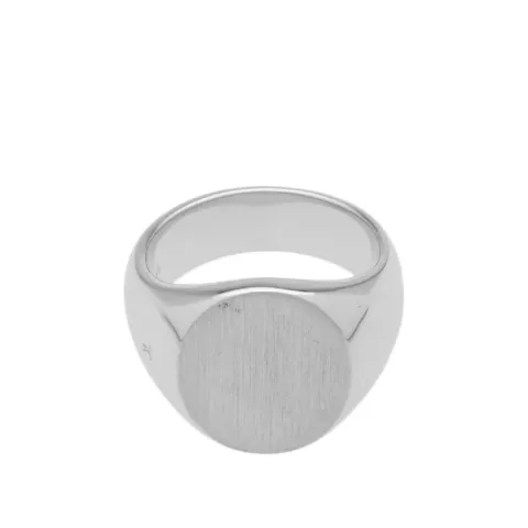 Oval Satin Ring
