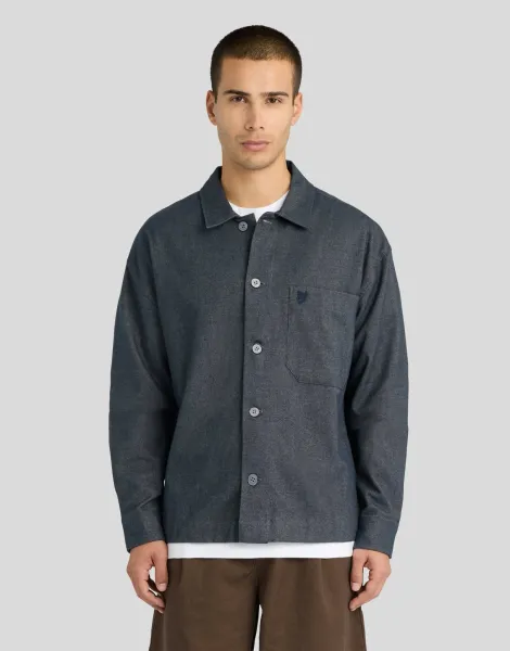 Lyle & Scott Brushed Cotton Overshirt