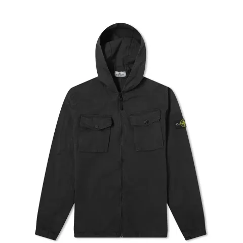 Zip Hooded Overshirt