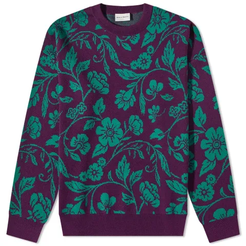 Drôle de Monsieur Floral Crew Knit
