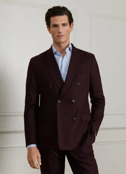 Hackett Wool Double Breasted Blazer -Woven in Italy