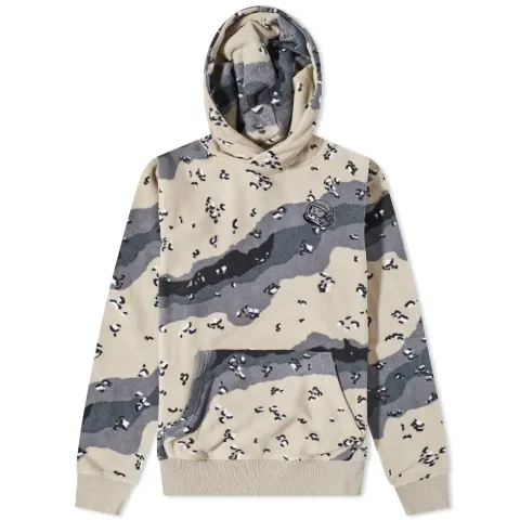 Camo Fleece Popover Hoodie