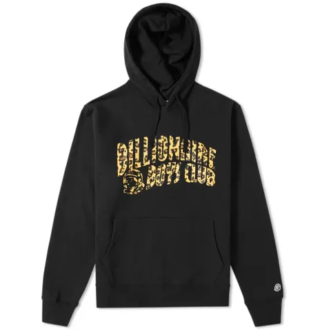 Leopard Arch Logo Hoody