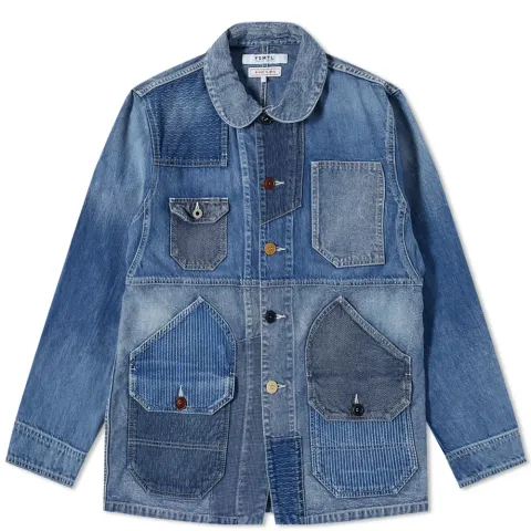 Patchwork Coverall Jacket