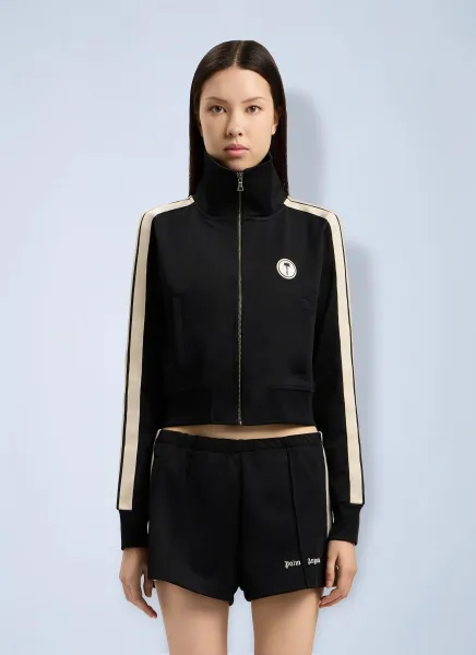 Tree Logo Crop Track Jacket