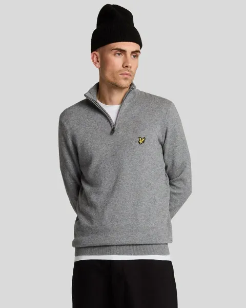 Lyle & Scott Cotton Merino 1/4 Zip Jumper