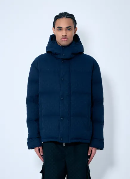 GG Canvas Down Jacket