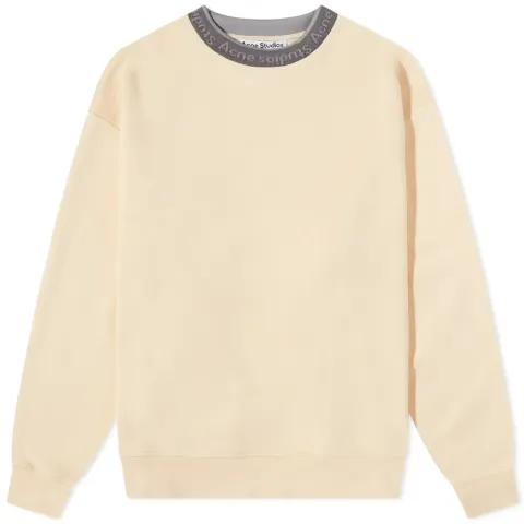 Fulton Reverse Logo Rib Crew Sweat