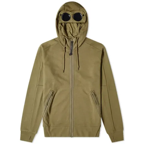 Zip Through Goggle Hoody