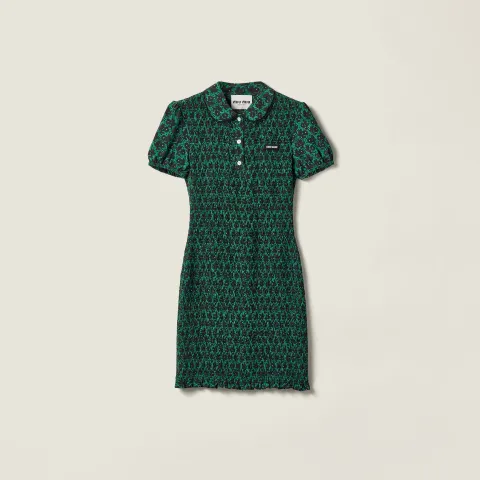 Crêpe de chine mini-dress