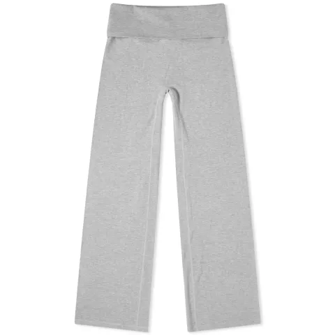 Rib Fold Over Pants